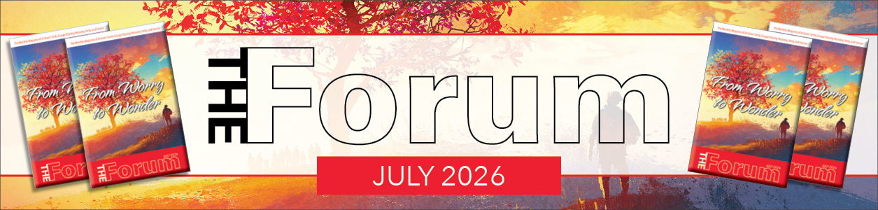 The Forum Magazine banner