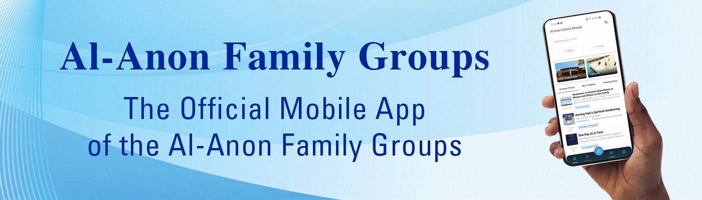 Al-Anon Family Groups, The Official Mobile App of the Al-Anon Family Groups