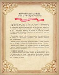 Résolution de Gratitude